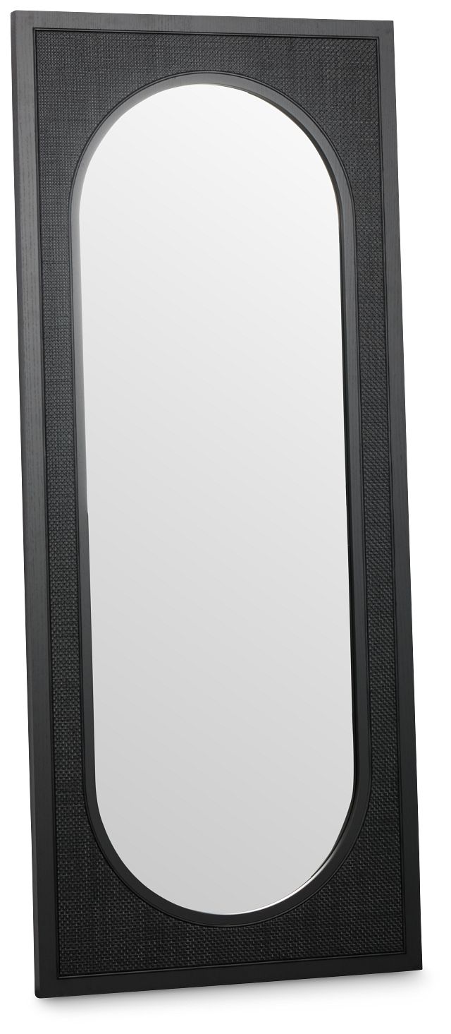 Pacific Black Floor Mirror