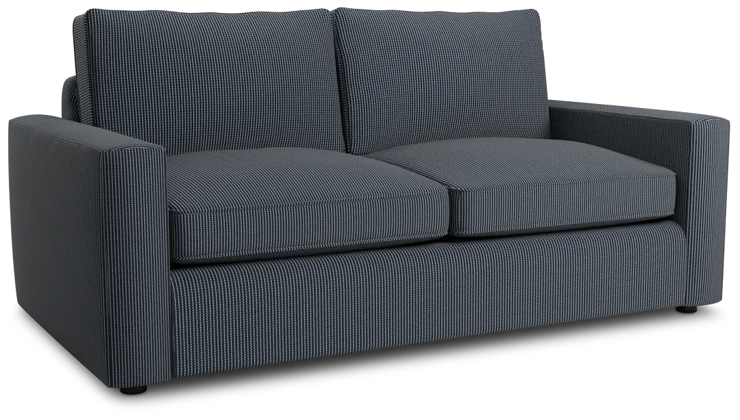 Siesta Lucy Navy Fabric Sofa