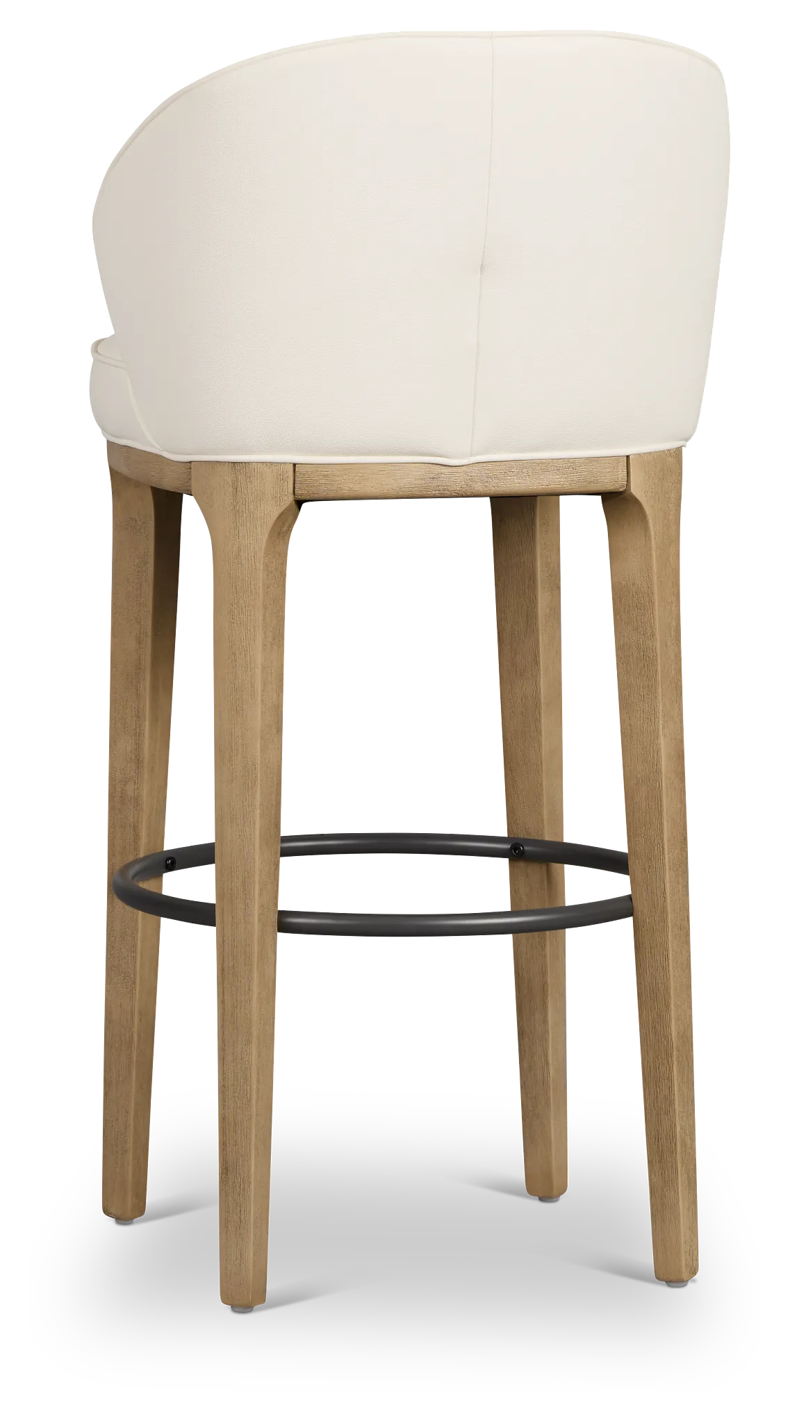 Libby Whitemicro 30" Upholstered Barstool