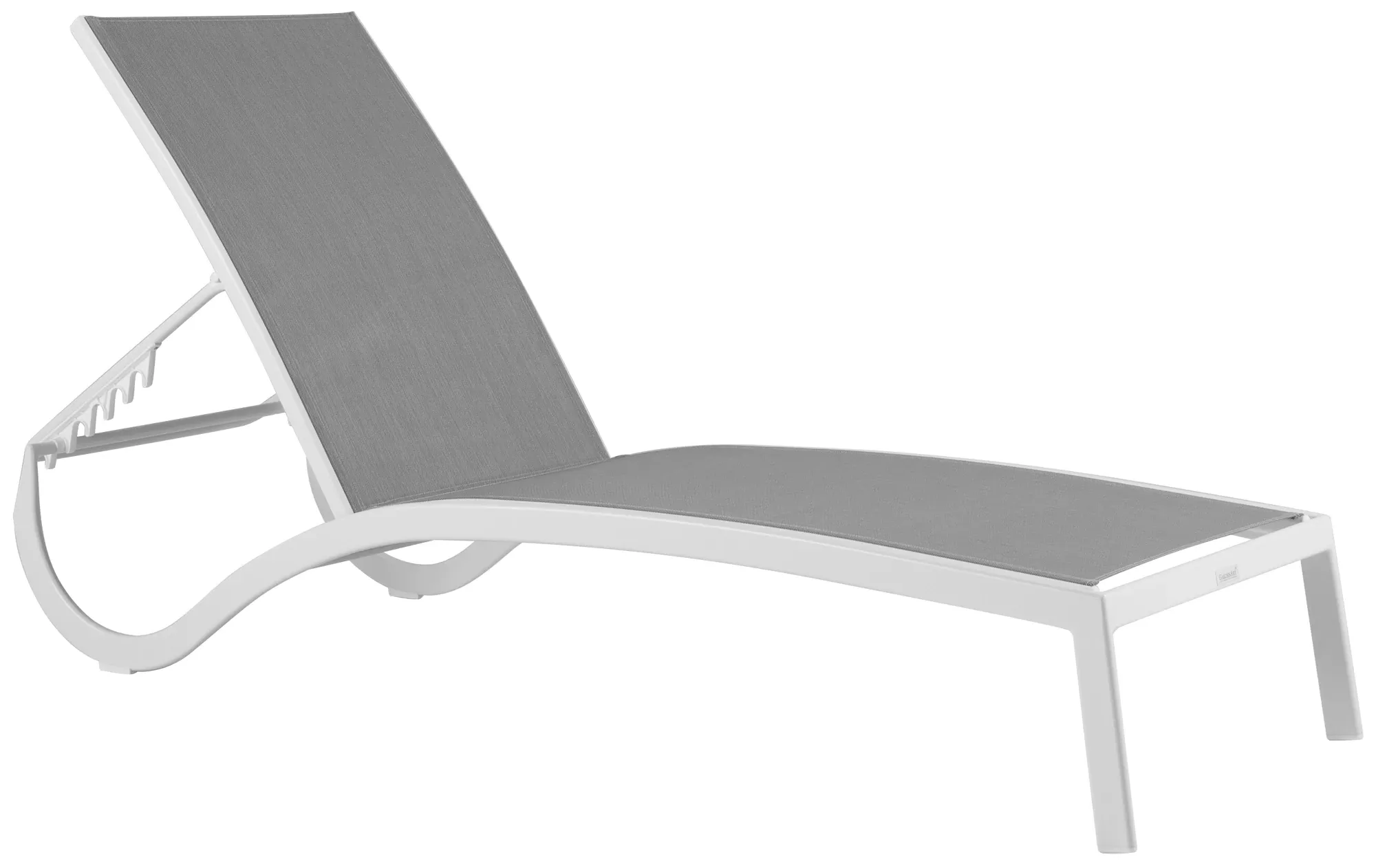 Lisbon2 Gray Sling Chaise
