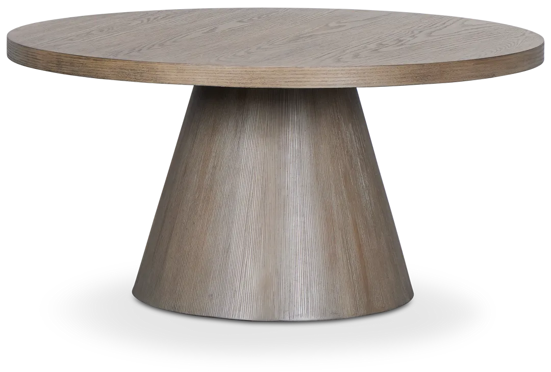 Alden Gray Round Coffee Table