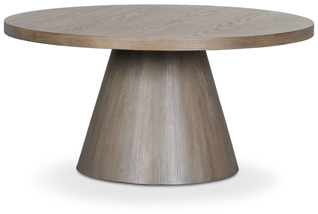 Alden Gray Round Coffee Table Alden Gray Round Coffee Table