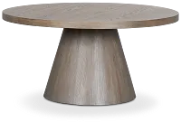 Alden Gray Round Coffee Table