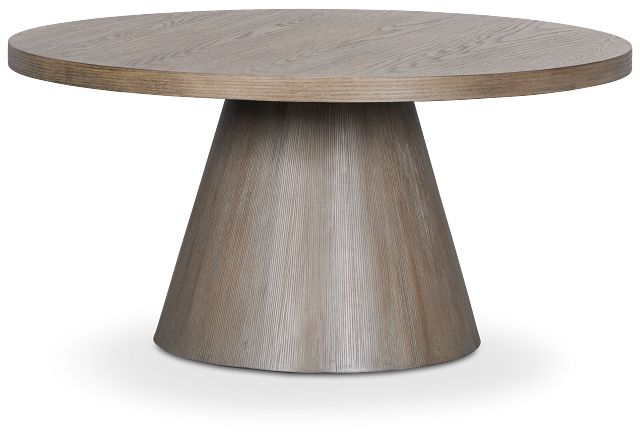 Alden Gray Round Coffee Table