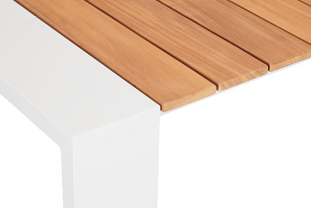 Sunrise Whiteteak 65" Rectangular Table