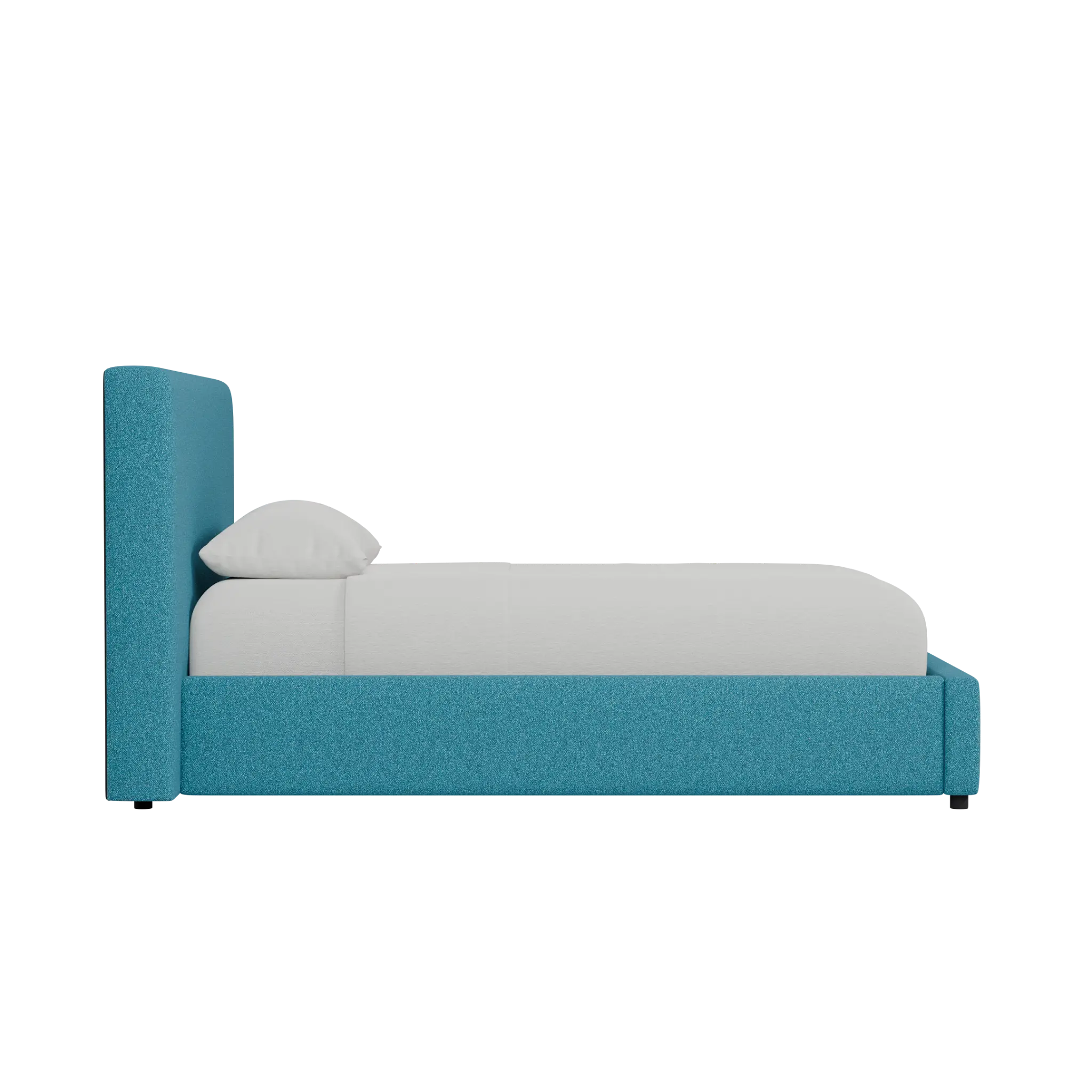 Grayton Elite Teal 44" Upholstered Platform Bed Grayton Elite Teal 44" Upholstered Platform Bed