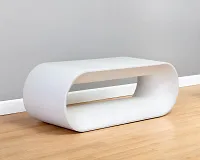 Pierce White Oval Bench