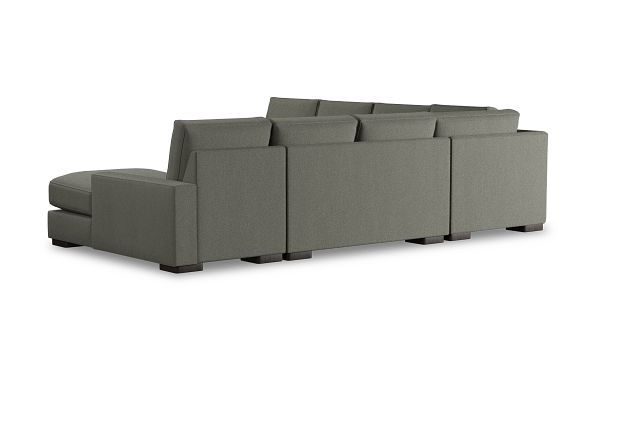 Edgewater Delray Pewter Large Right Chaise Sectional