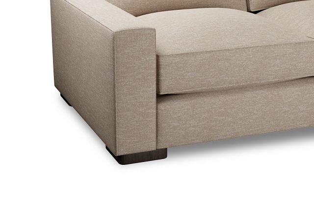 Edgewater Victory Taupe Small Two-arm Sectional