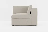 Destin Elevation Khaki Fabric Corner Chair