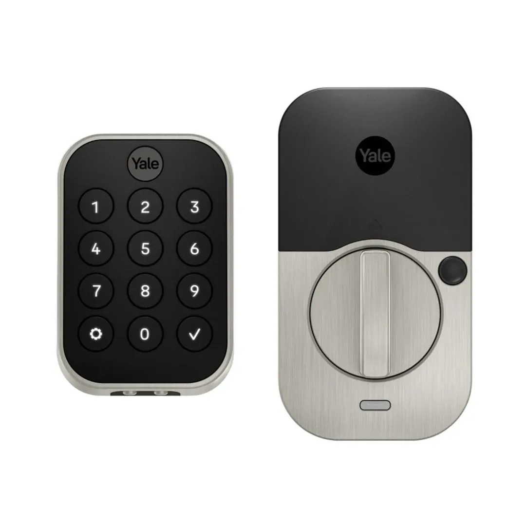 Yale Pro 2 Pushbutton Bluetooth Nickel Key-free Keypad Door Lock