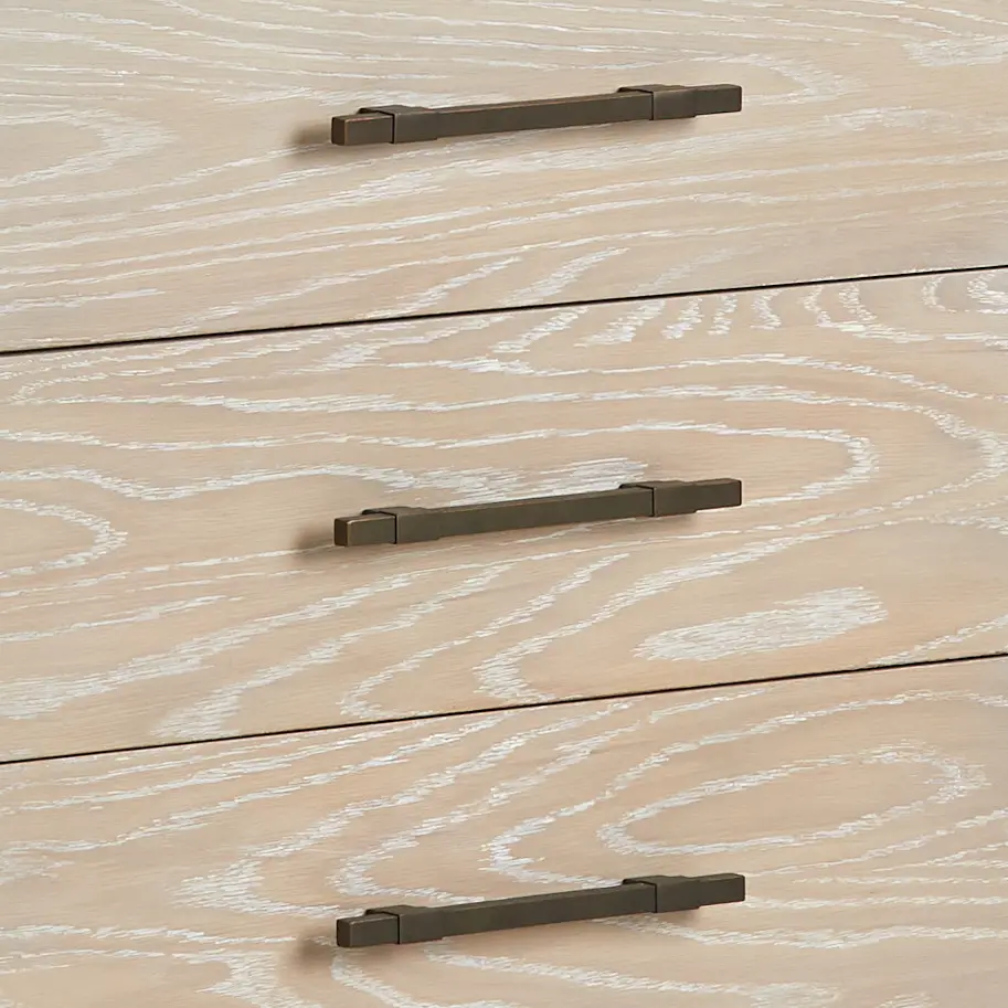 Boca Grande Two-tone 3-drawer Nightstand Boca Grande Two-tone 3-drawer Nightstand