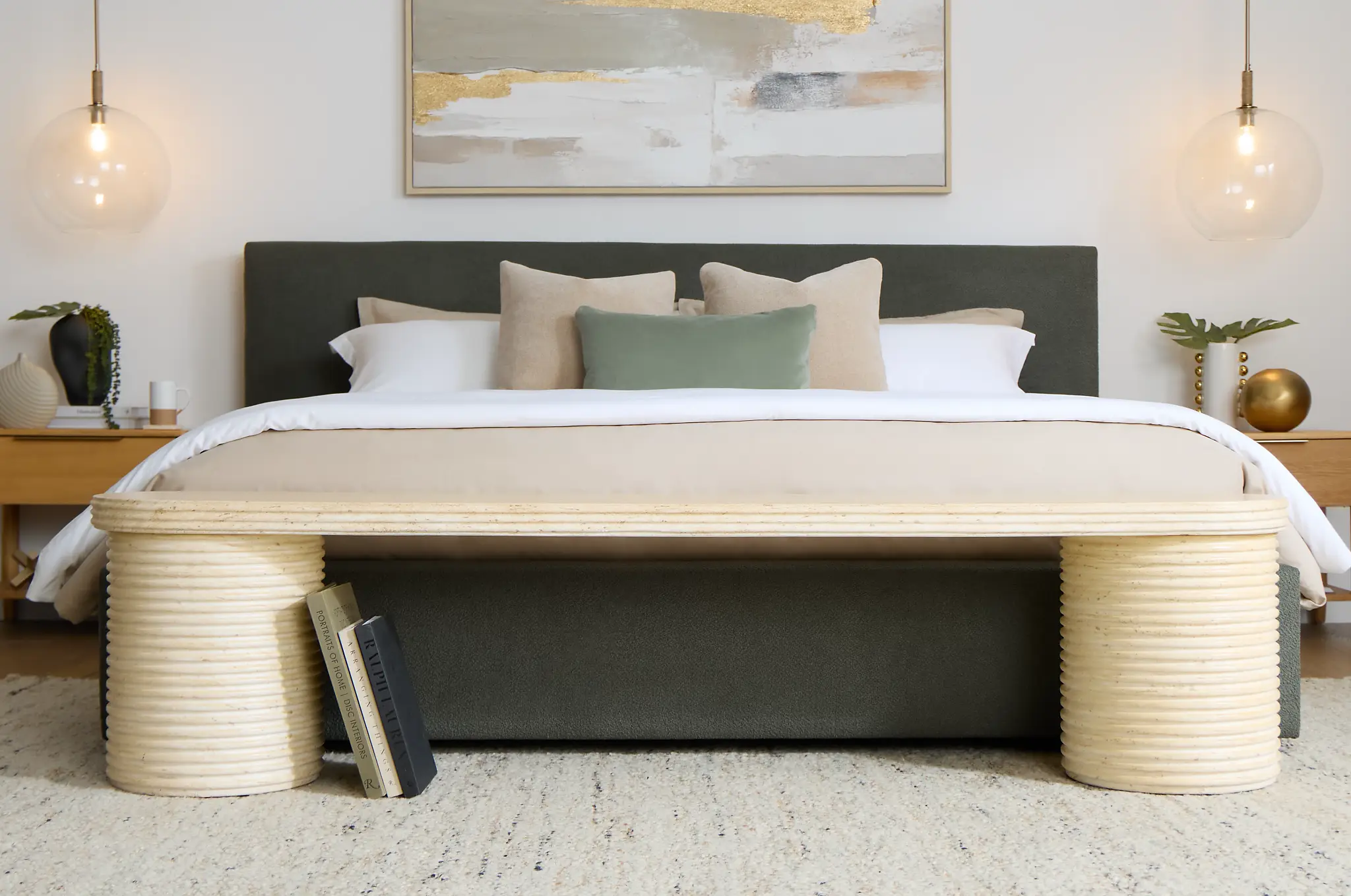 Layla Beige Bench Layla Beige Bench
