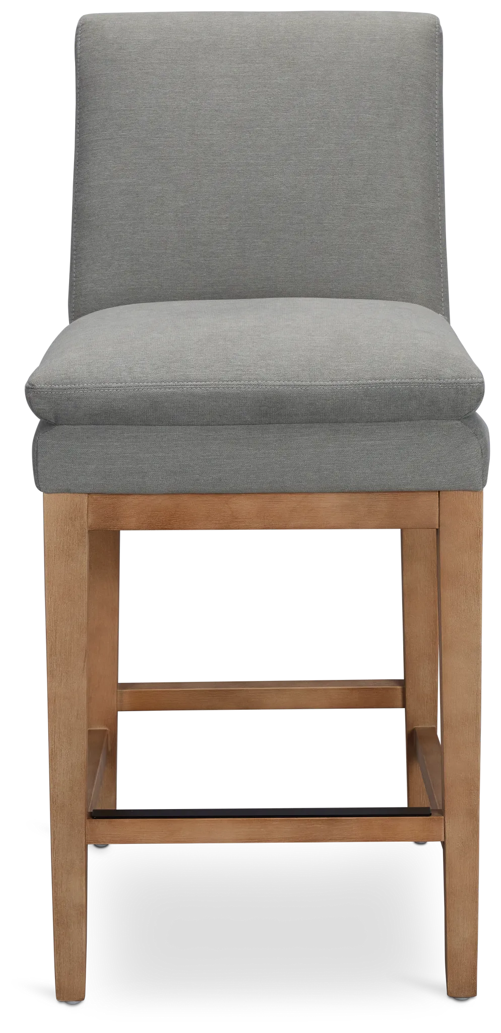 Nixon Gray 24" Upholstered Barstool