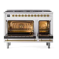 Ilve Nostalgie Ii 48" White Gas Range