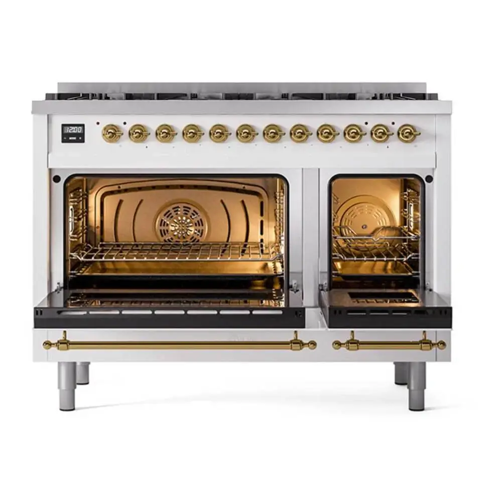 Ilve Nostalgie Ii 48" White Gas Range Ilve Nostalgie Ii 48" White Gas Range