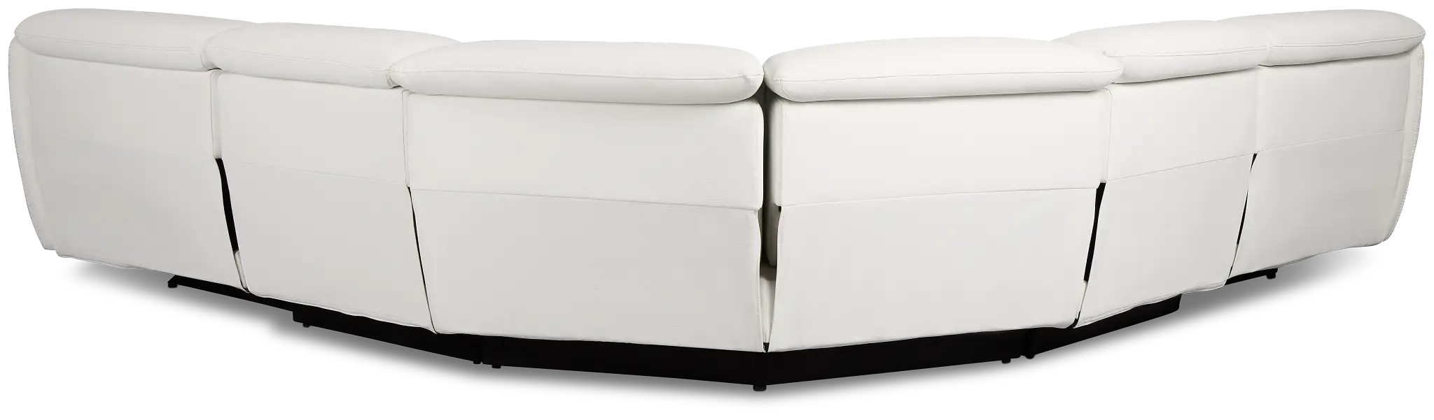 Jett White Micro Small Two-arm Power Reclining Sectional Jett White Micro Small Two-arm Power Reclining Sectional