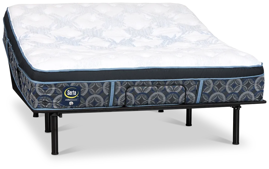 Perfect Sleeper Bay City Plush Basic 2.0 Adjustable Mattress Set