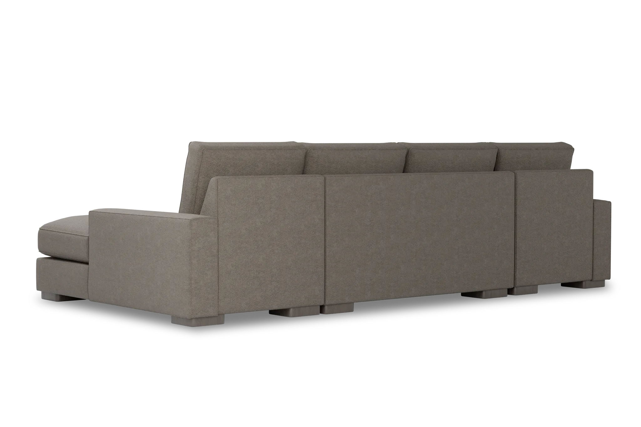 Edgewater Elite Brown Double Chaise Sectional