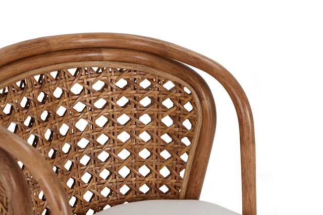 Maui Light Tonewoven 24" Upholstered Barstool