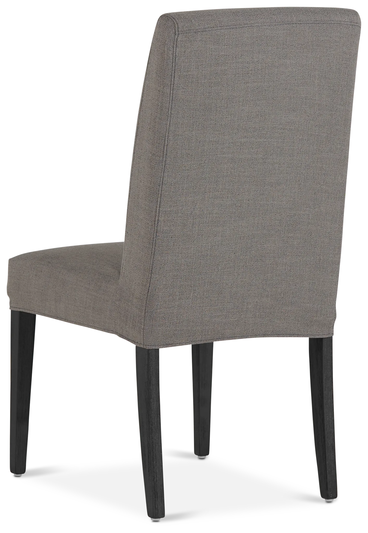 Harbor Dark Gray Short Slipcover Chair With Dark-tone Leg