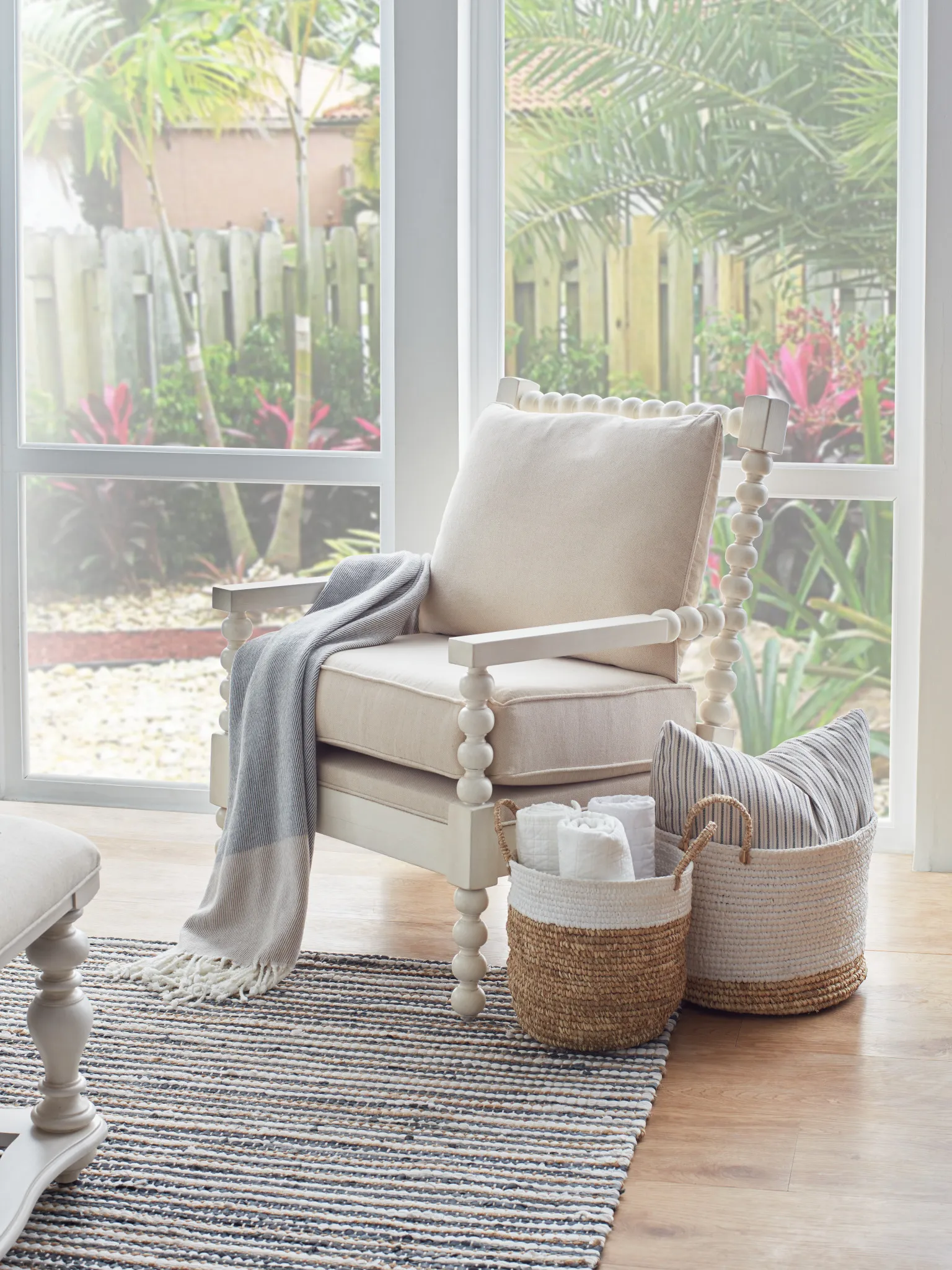 Savannah Ivory Accent Chair