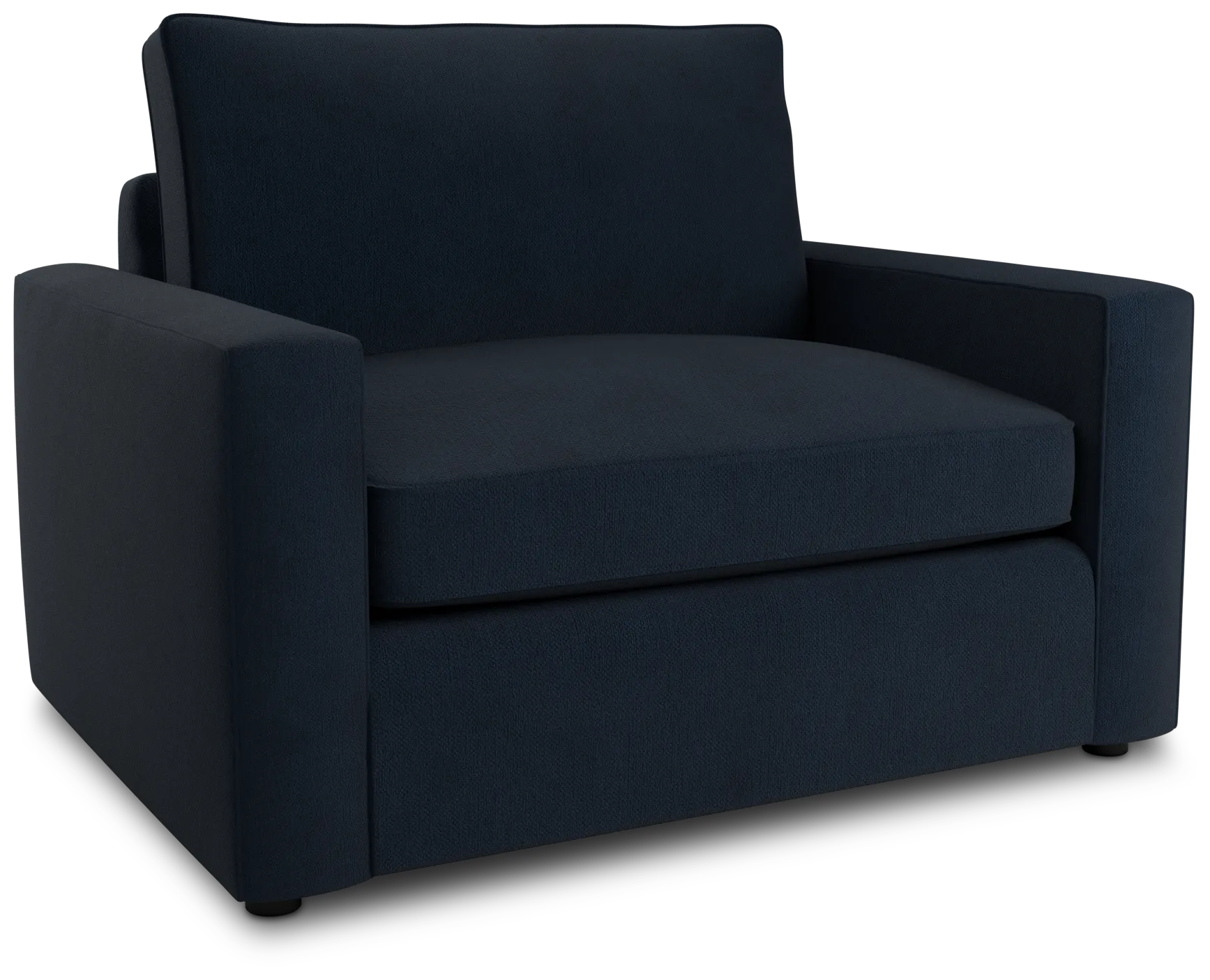 Siesta Revenue Dark Blue Fabric Memory Foam Sleeper