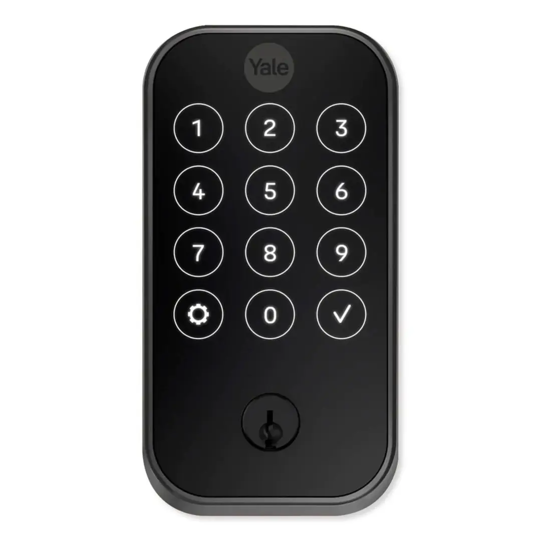 Yale Pro 2 Pushbutton Bluetooth Black Touchscreen Door Lock Yale Pro 2 Pushbutton Bluetooth Black Touchscreen Door Lock