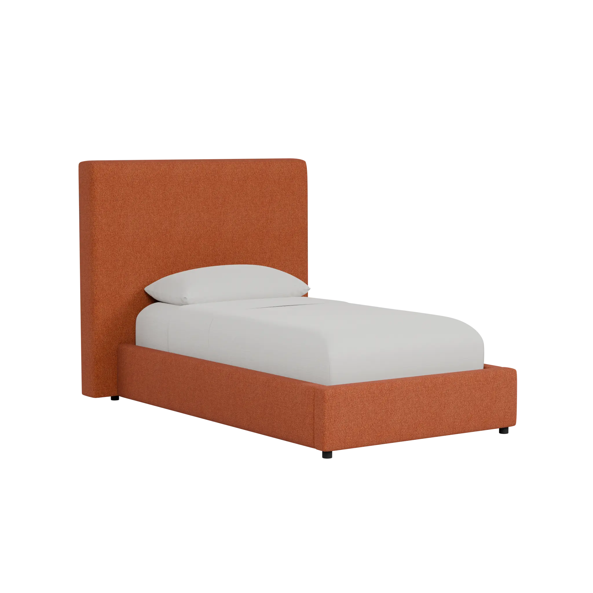 Grayton Elite Medium Brown 54" Upholstered Platform Bed Grayton Elite Medium Brown 54" Upholstered Platform Bed