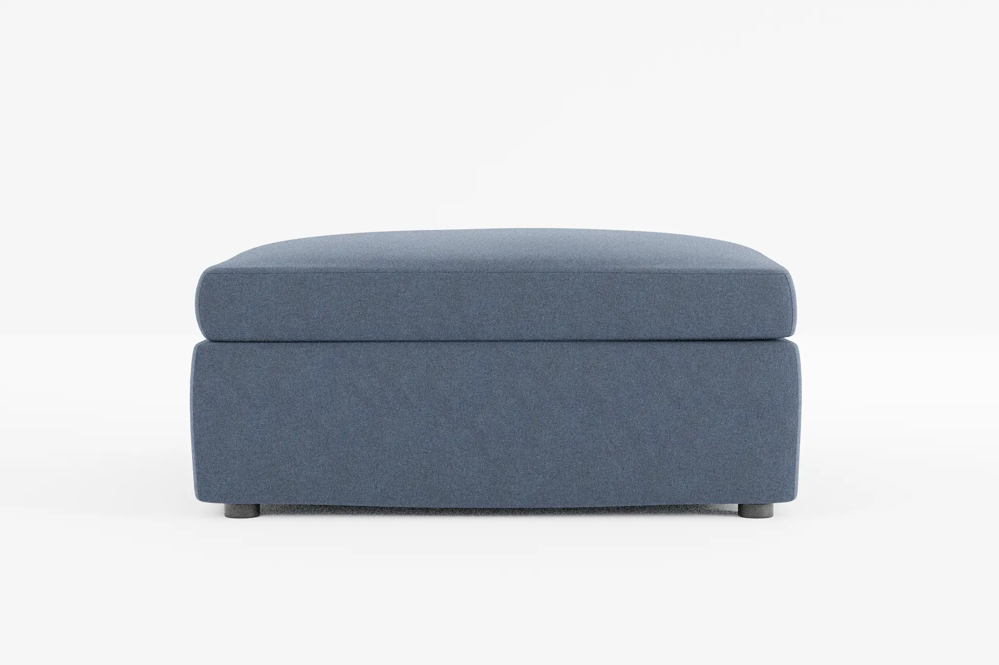 Destin Maguire Blue Fabric Cocktail Ottoman Destin Maguire Blue Fabric Cocktail Ottoman