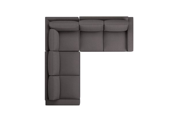 Edgewater Peyton Gray Small Two-arm Sectional