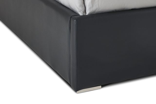Cortina Black Uph Platform Bed (6)