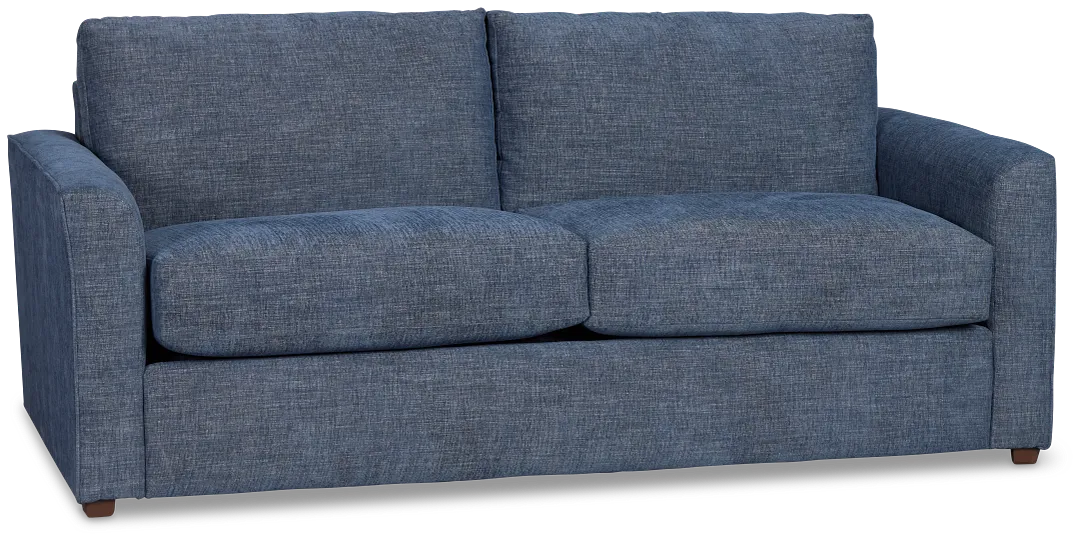 Davis Dark Blue Micro Memory Foam Sleeper