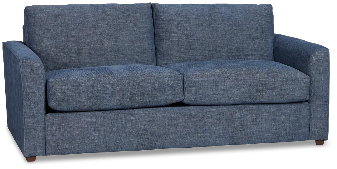 Davis Dark Blue Micro Memory Foam Sleeper Davis Dark Blue Micro Memory Foam Sleeper