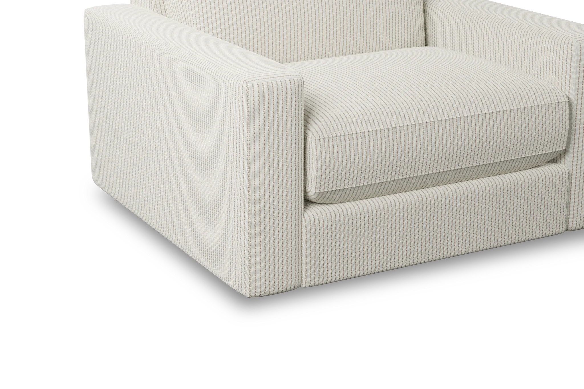 Edgewater Lucy Light Beige Swivel Chair