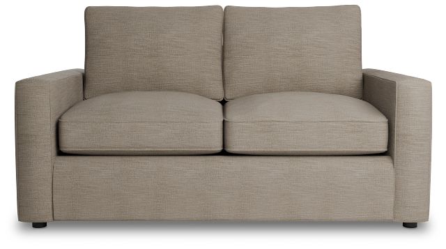 Siesta Victory Taupe Fabric Loveseat