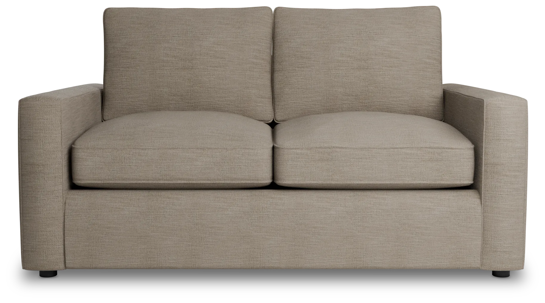 Siesta Victory Taupe Fabric Loveseat