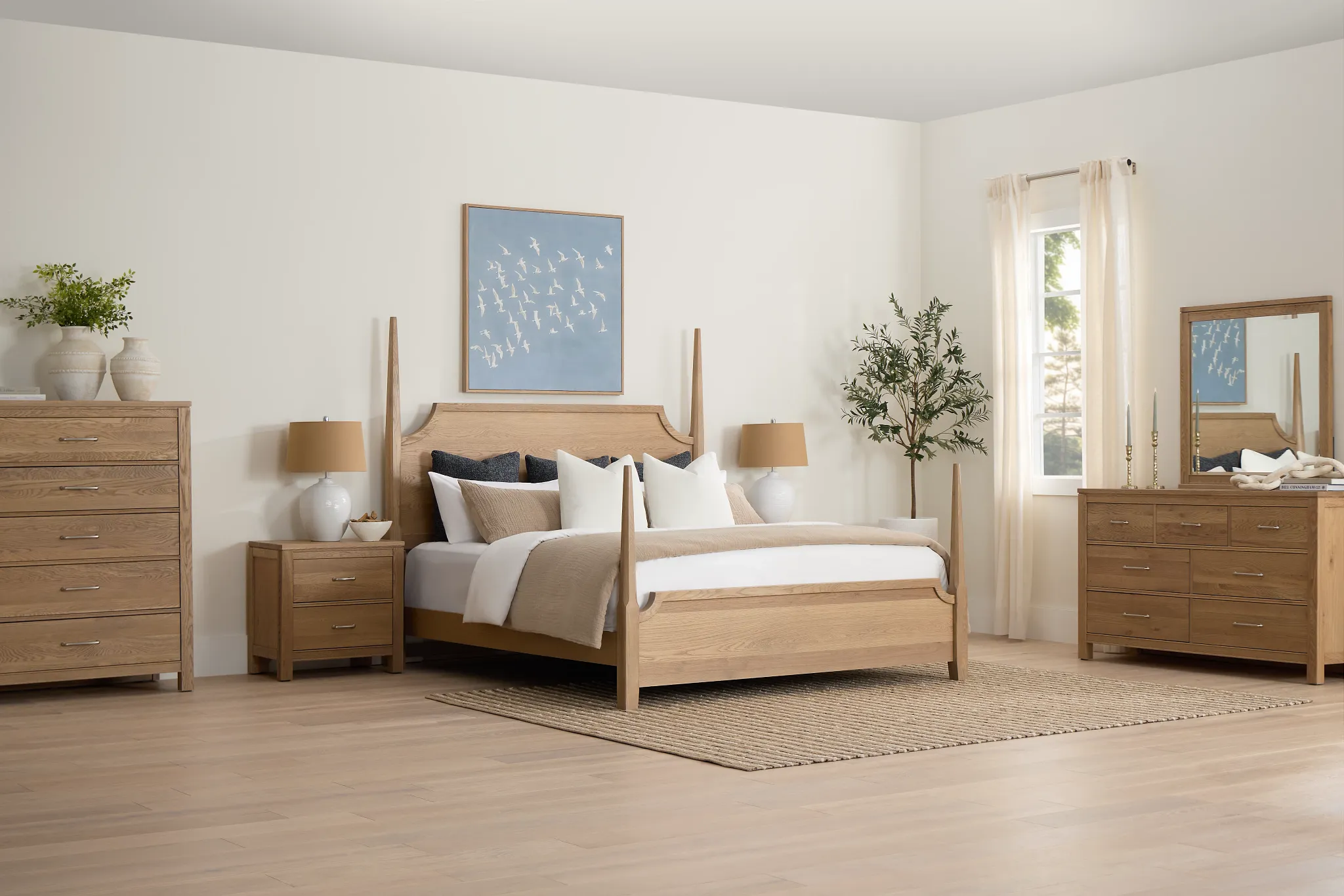 Carolina Light Tone Poster Bed