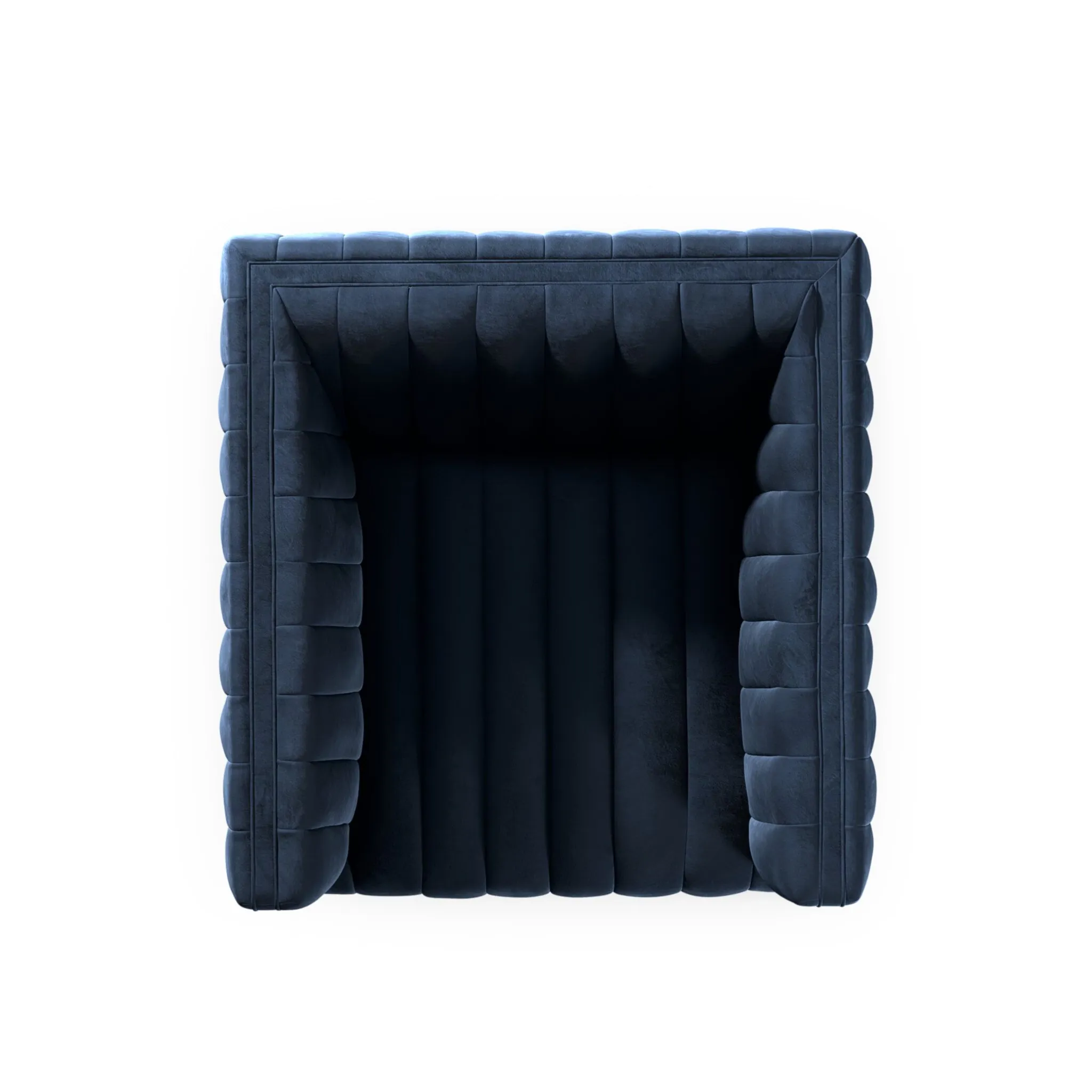 Four Hands Sarah Navy Velvet Swivel Accent Chair
