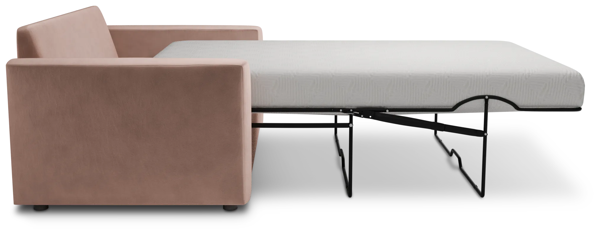 Siesta Joya Light Pink Fabric Memory Foam Sleeper