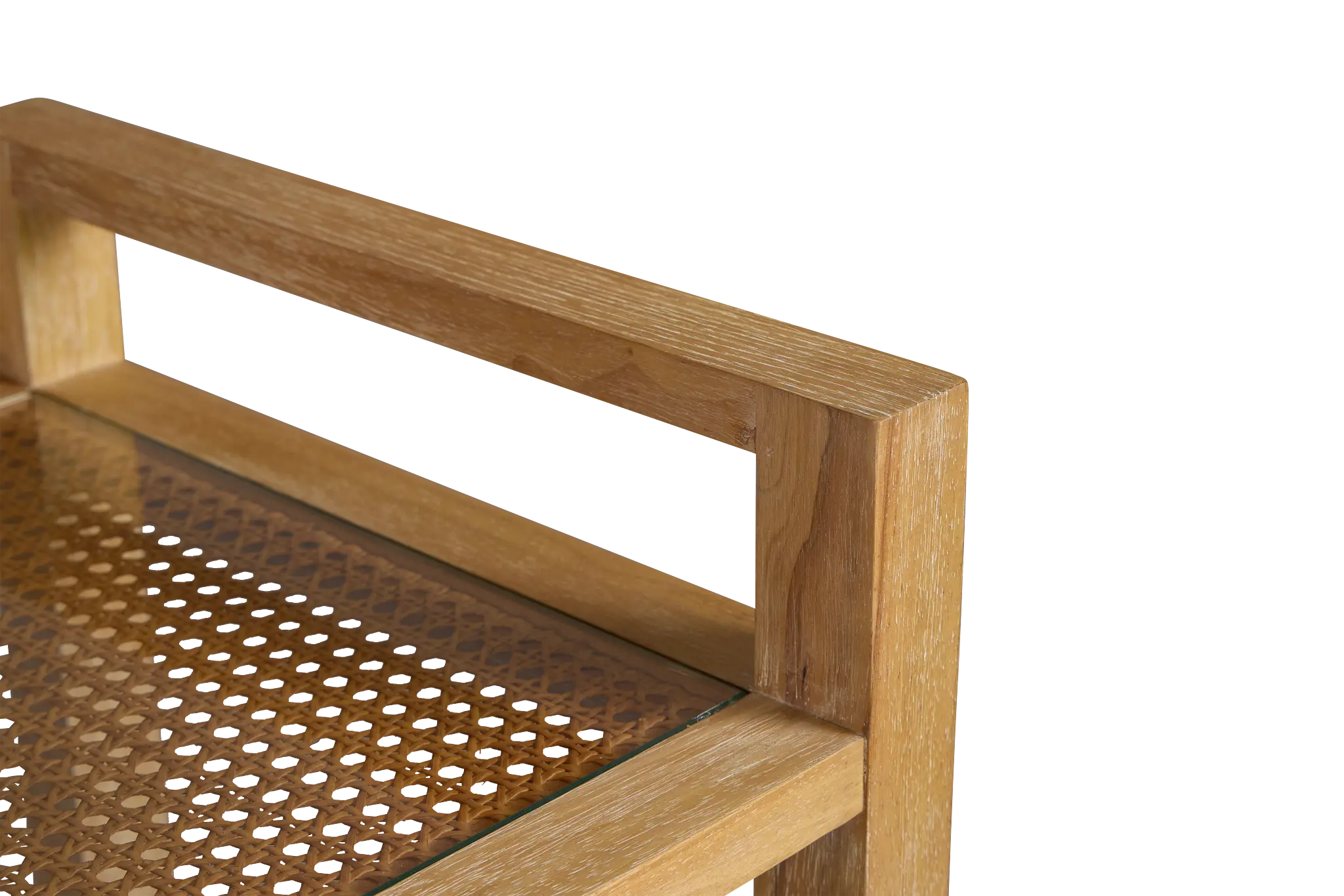 Nantucket Light Tone Woven Bar Cart Nantucket Light Tone Woven Bar Cart