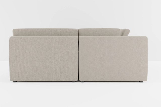 Destin Elevation Khaki Fabric 8-piece Pit Sectional