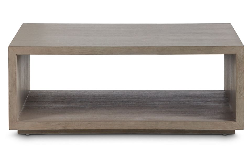 Nixon Light Tone Open Square Coffee Table Living Room Coffee Tables City Furniture