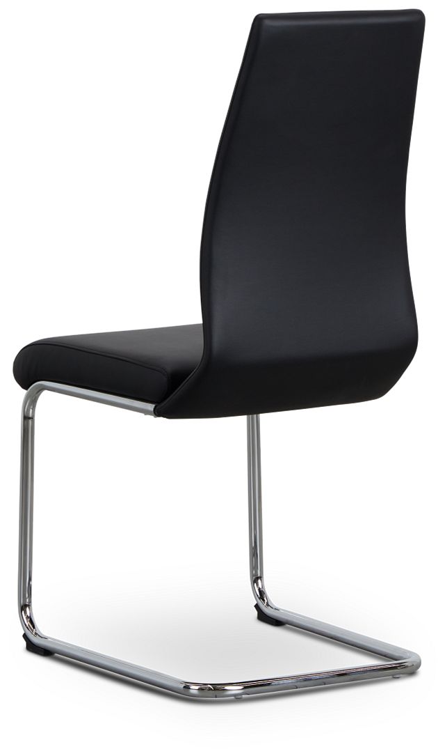 Lennox Black Upholstered Side Chair