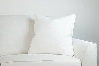 Henley White 22" Accent Pillow