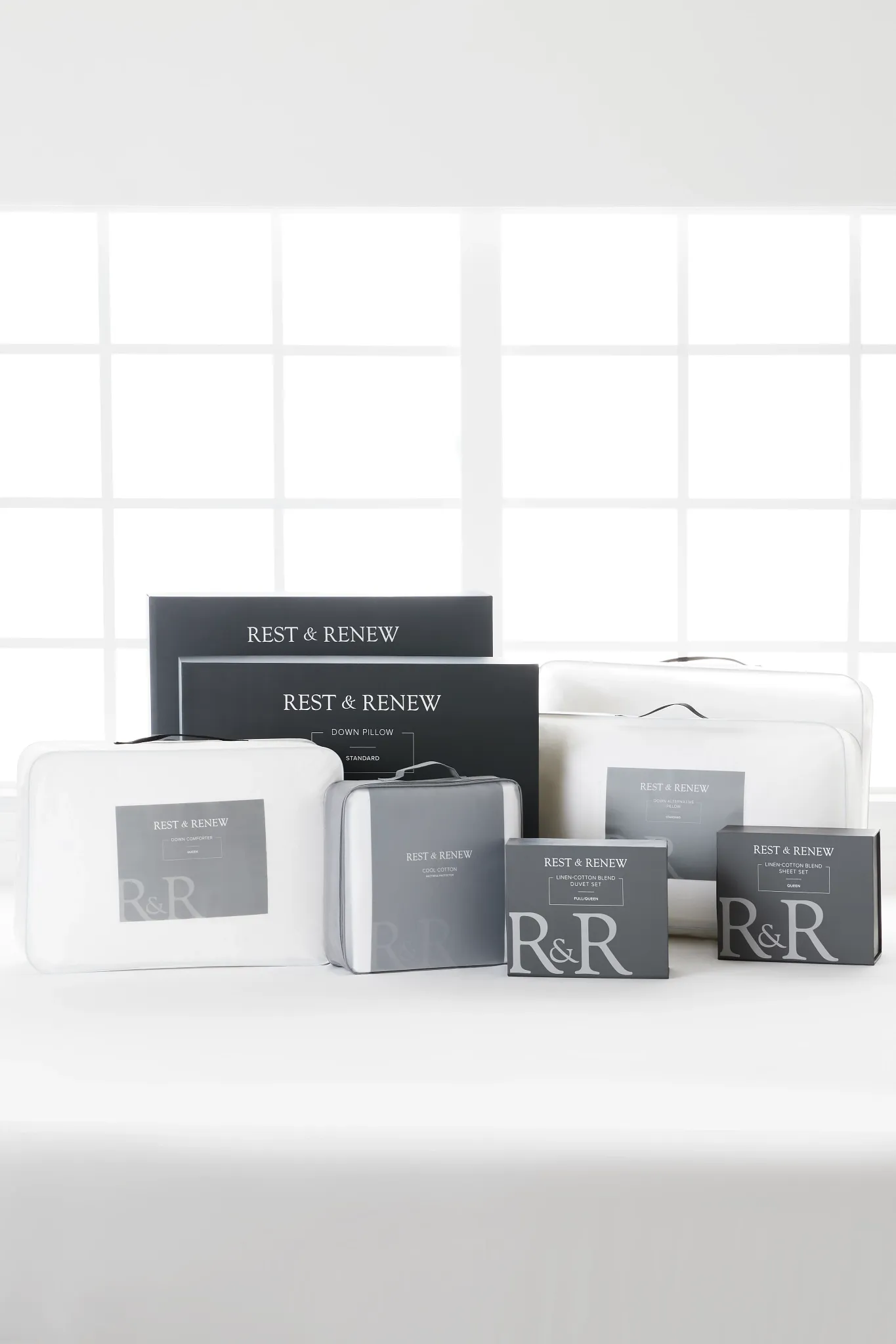 Rest & Renew Linen Blend Ivory Duvet Set