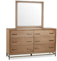 Provo Mid Tone Dresser & Mirror