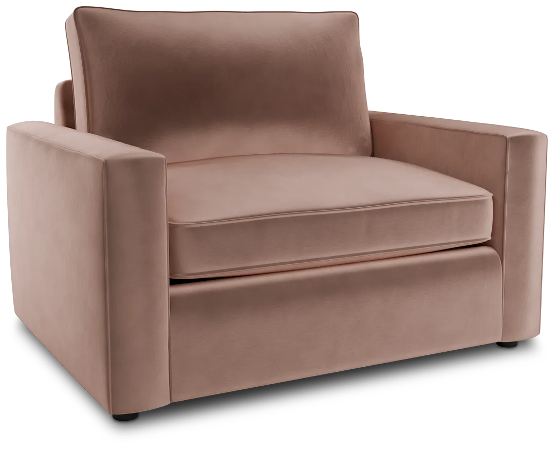 Siesta Joya Light Pink Fabric Cooling Memory Foam Sleeper