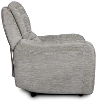 Bennett Gray Fabric Power Recliner