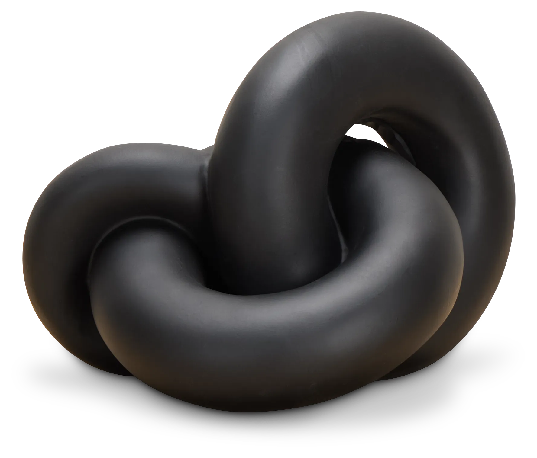 Damla Black Resin Sculpture
